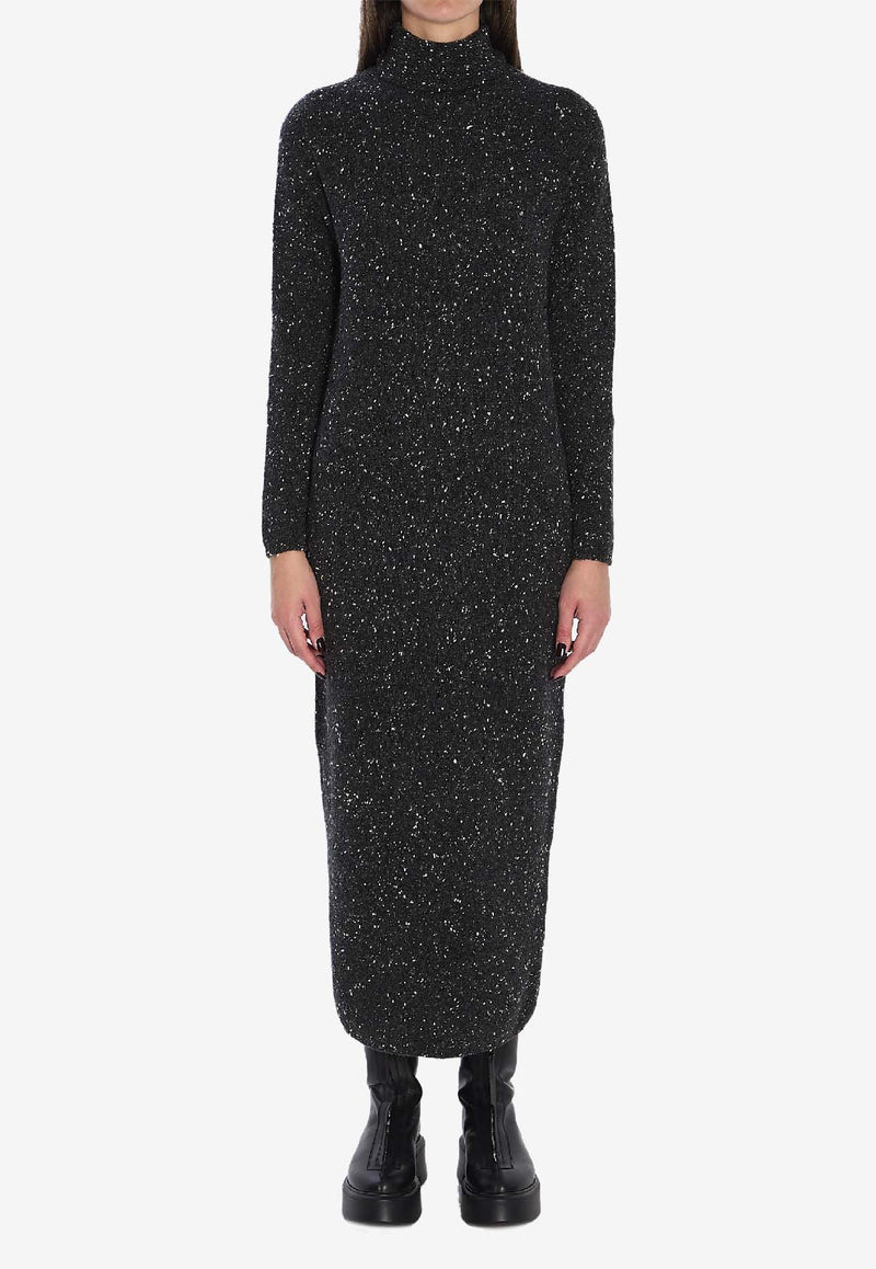 The Row Melani Cashmere Maxi Dress Gray 10423-Y632-CCM