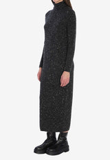 The Row Melani Cashmere Maxi Dress Gray 10423-Y632-CCM