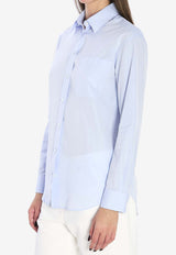 The Row Gavina Buttoned Shirt Sky Blue 10477-W4294-LSB