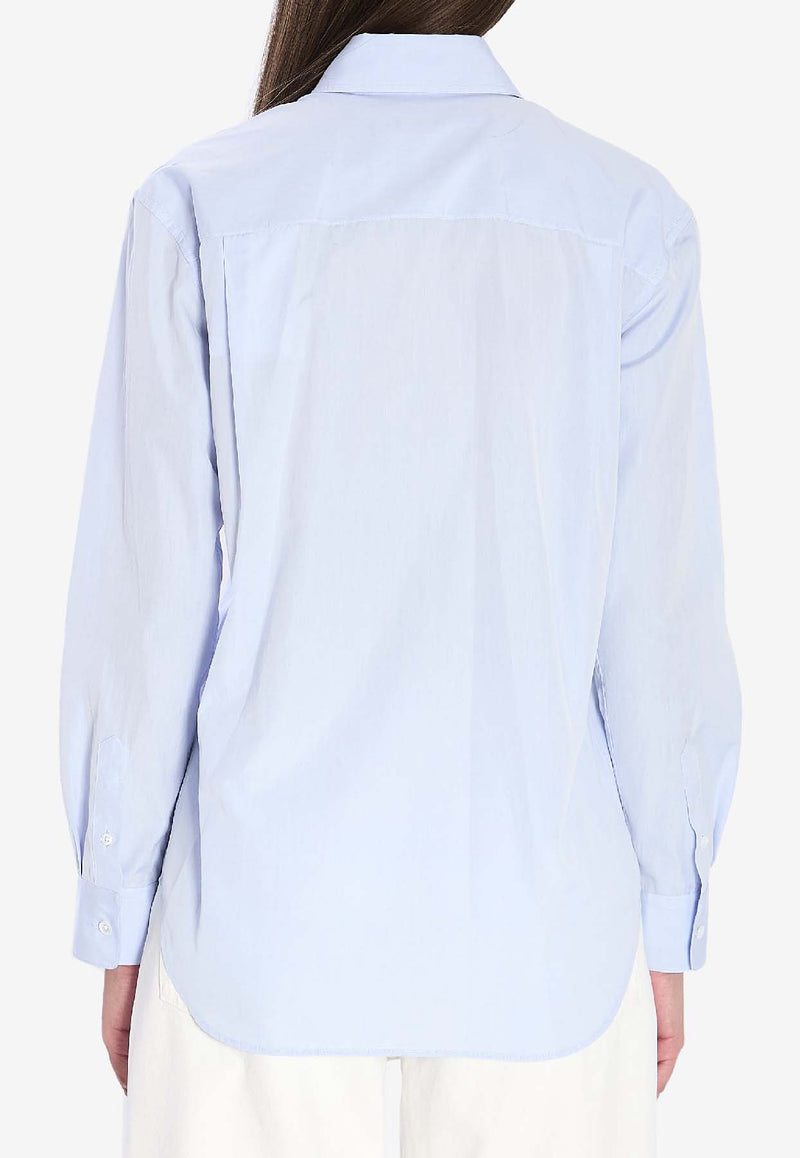 The Row Gavina Buttoned Shirt Sky Blue 10477-W4294-LSB