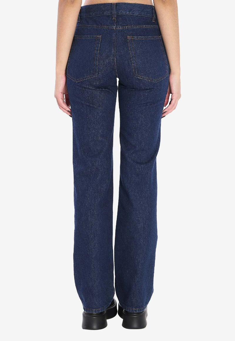 The Row Carlyl Straight-Leg Jeans Blue 6516-W4257-IND