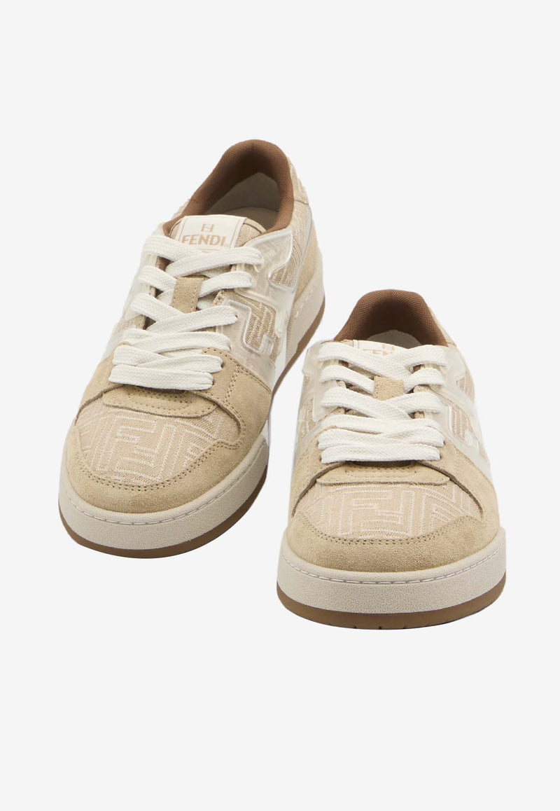 Fendi Match FF Jacquard Sneakers Beige 7E1688-AY9B-F1TNU