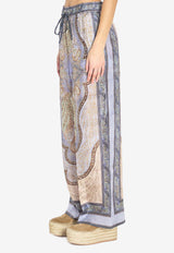 Zimmermann Wanderlust Silk Pants  5580PRS262--TPBL