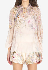 Zimmermann Billow Rebellion Blouse  0991TC261--CRMAV