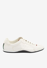 Web Leather Low-Top Sneakers