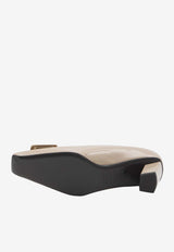 45 Leather Block Pumps