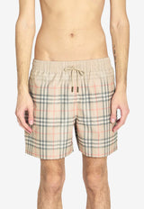 Checked Swim Shorts