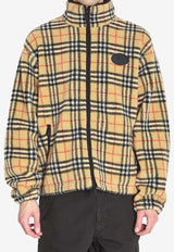 Checked Zip-Up Jacket