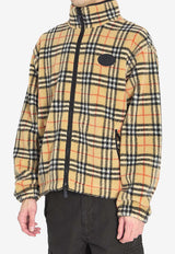 Checked Zip-Up Jacket