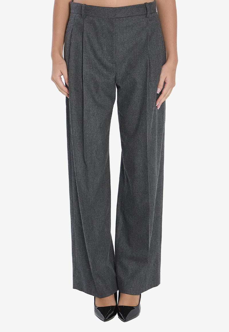 Khaite August Wool Pants   Gray 3178604--217