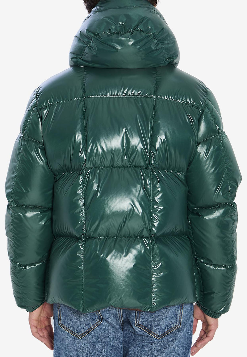 Moncler Parana Nylon Laqué Puffer Jacket  Green K20911A00187-597Z8-866