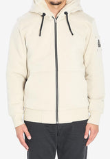 Moose Knuckles Classic Bunny Zip-Up Hoodie Beige M32MS600--1718