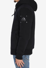 Moose Knuckles Classic Bunny Zip-Up Hoodie Black M32MS600--244