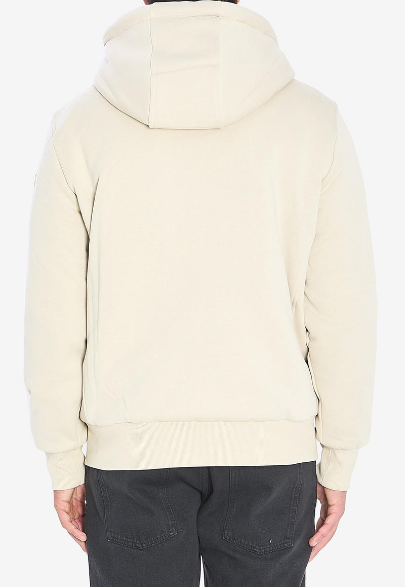 Moose Knuckles Classic Bunny Zip-Up Hoodie Beige M32MS600--1718