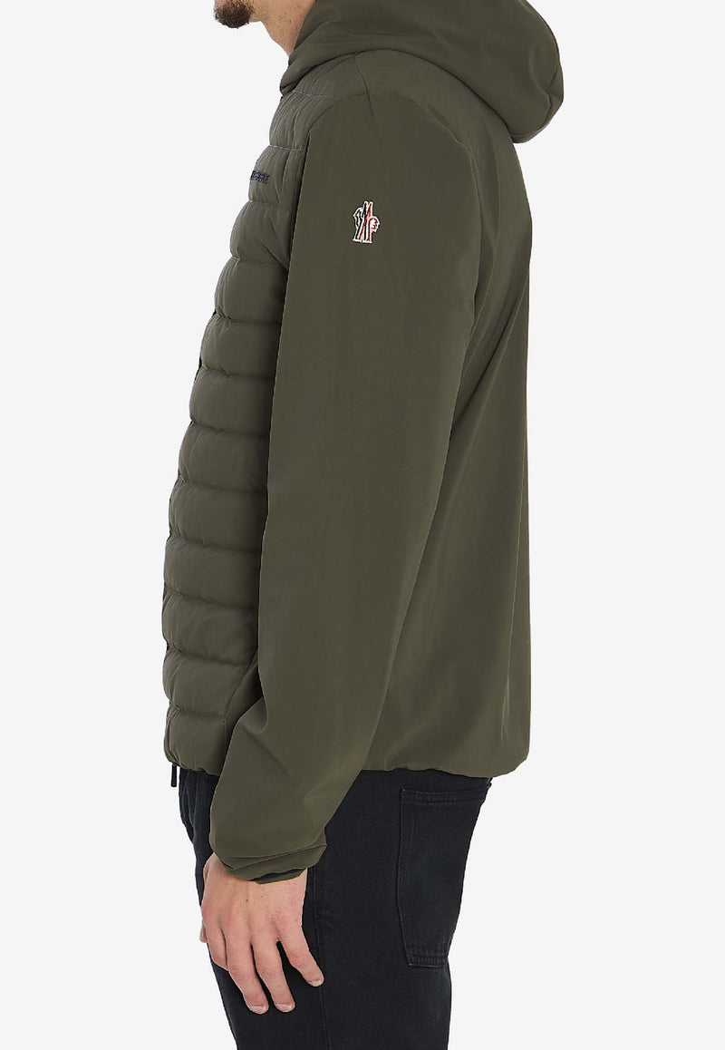 Moncler Grenoble Technical Zip-Up Jacket  Green K20978G00032-89ALV-82H