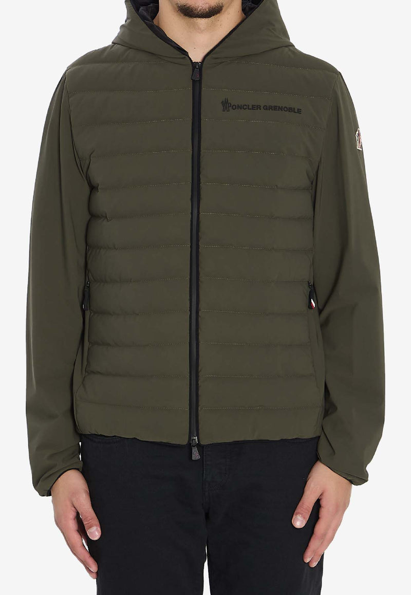 Moncler Grenoble Technical Zip-Up Jacket  Green K20978G00032-89ALV-82H
