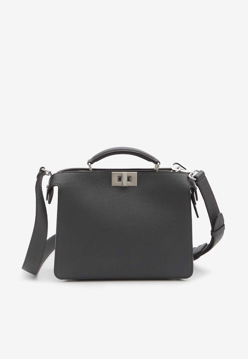 Fendi Small Peekaboo Iseeu Messenger Bag Gray 7VA530-AFC3-F1TQY