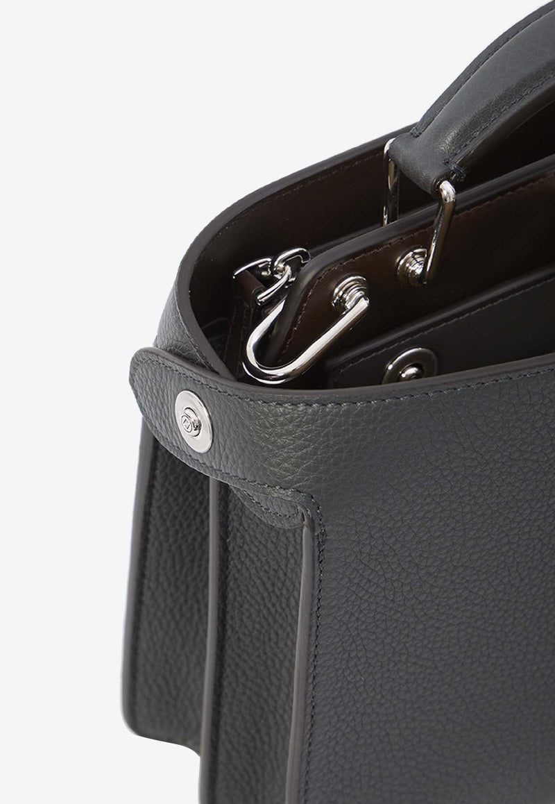 Fendi Small Peekaboo Iseeu Messenger Bag Gray 7VA530-AFC3-F1TQY