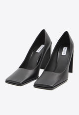 Alaïa 90 Square-Toed Pumps  Black AA3E1006I049--999