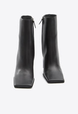 Alaïa 90 Square-Toe Ankle Boots  Black AA3O2009I052--999