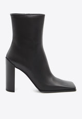 Alaïa 90 Square-Toe Ankle Boots  Black AA3O2009I052--999