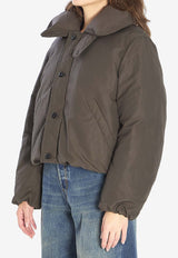 Lemaire Cropped Puffer Jacket Brown OW1151-LF1019-BR507