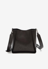 Stella McCartney Perforated Logo Square Shoulder Bag Brown 7B0175-WP0625-2140
