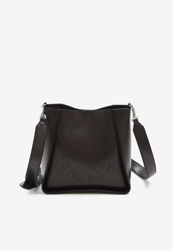 Stella McCartney Perforated Logo Square Shoulder Bag Brown 7B0175-WP0625-2140