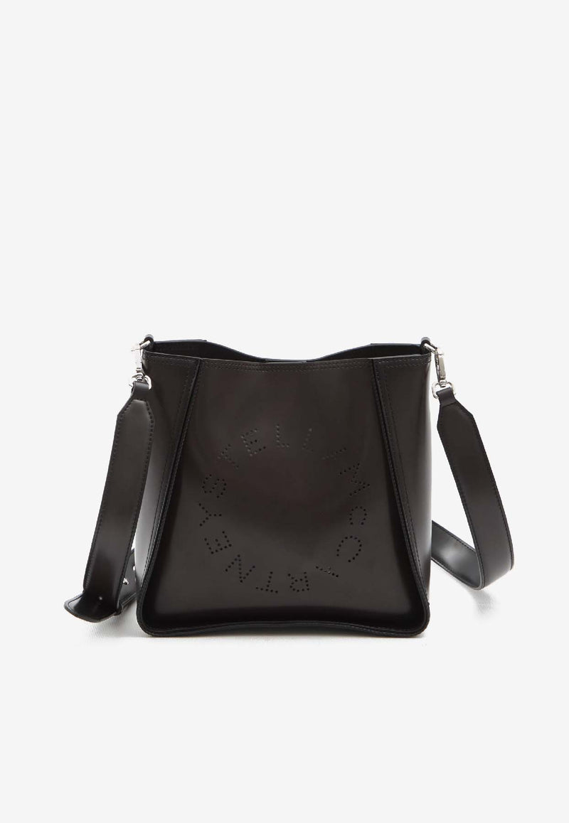 Stella McCartney Perforated Logo Square Shoulder Bag Brown 7B0175-WP0625-2140