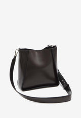 Stella McCartney Perforated Logo Square Shoulder Bag Brown 7B0175-WP0625-2140