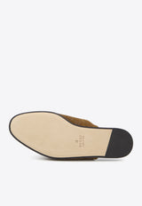 Gucci Horsebit Suede Flat Mules Brown 849565-AAFQV-2118