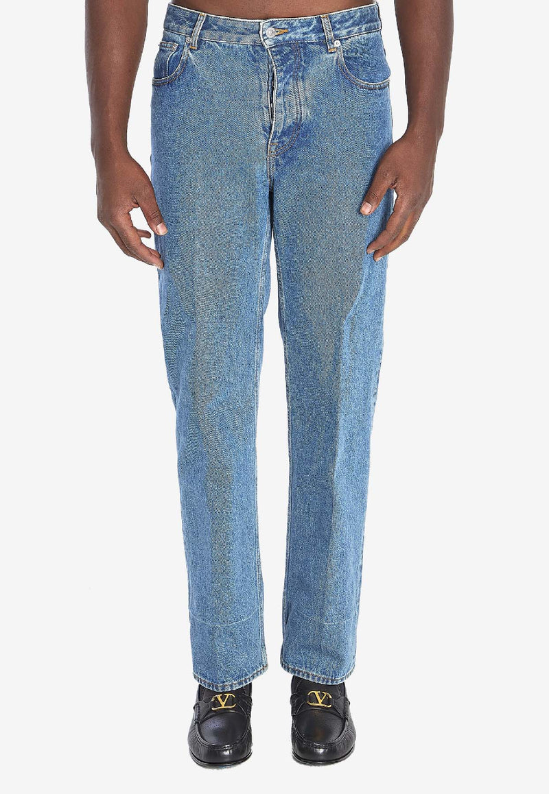 Chez Logo Denim Pants