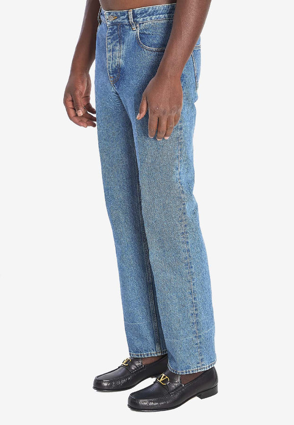 Chez Logo Denim Pants