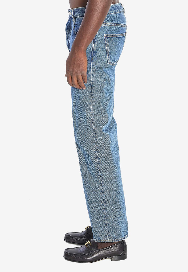 Chez Logo Denim Pants