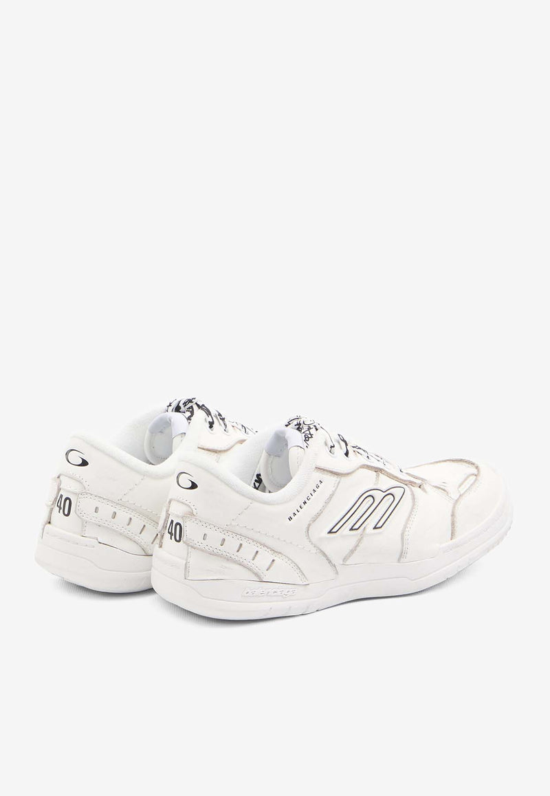 Balenciaga Hamptons Medium Worn-Out Sneakers White 841763-WCURS-9000