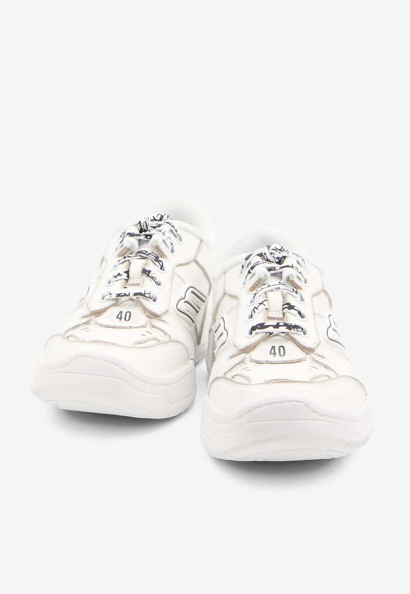 Balenciaga Hamptons Medium Worn-Out Sneakers White 841763-WCURS-9000