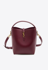 Saint Laurent Le 37 Glossy Leather Bucket Bag  Cherry 742828-2R20W-6569