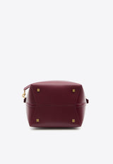 Saint Laurent Le 37 Glossy Leather Bucket Bag  Cherry 742828-2R20W-6569