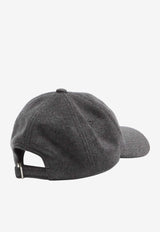 Jacquemus Cachemiro Embroidered Cap  Gray ACU00779A-W00701-970