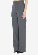 Gucci Technical Panama Tailored Pants Gray 845357-ZAFKB-1088