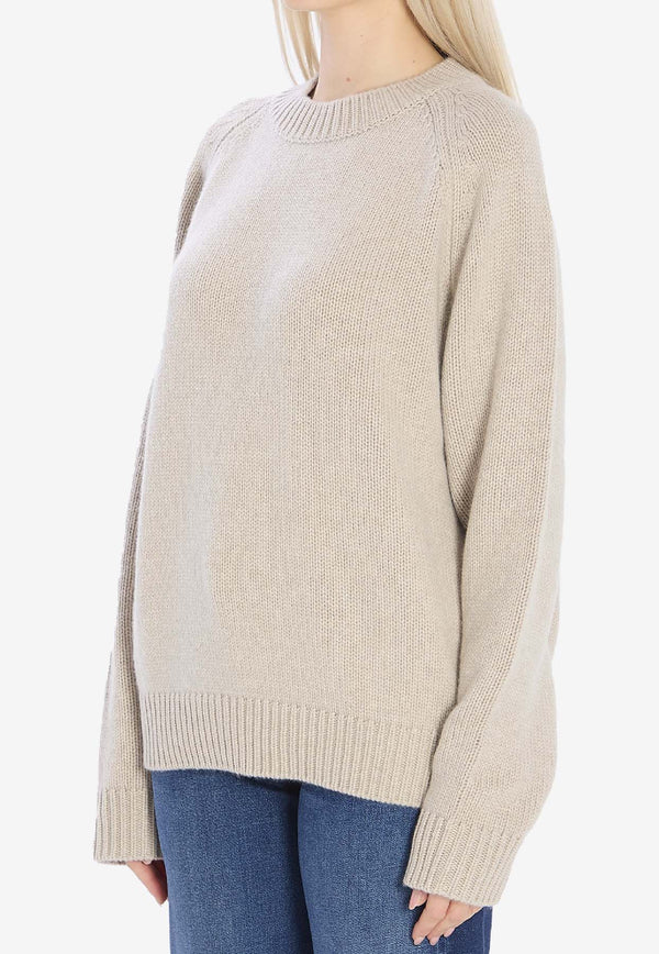 Lisa Yang Anine Crewneck Sweater  Beige 2025321--SA
