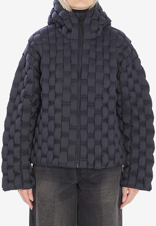 RAXXY Woven Puffer Jacket Black CRDJ099--19
