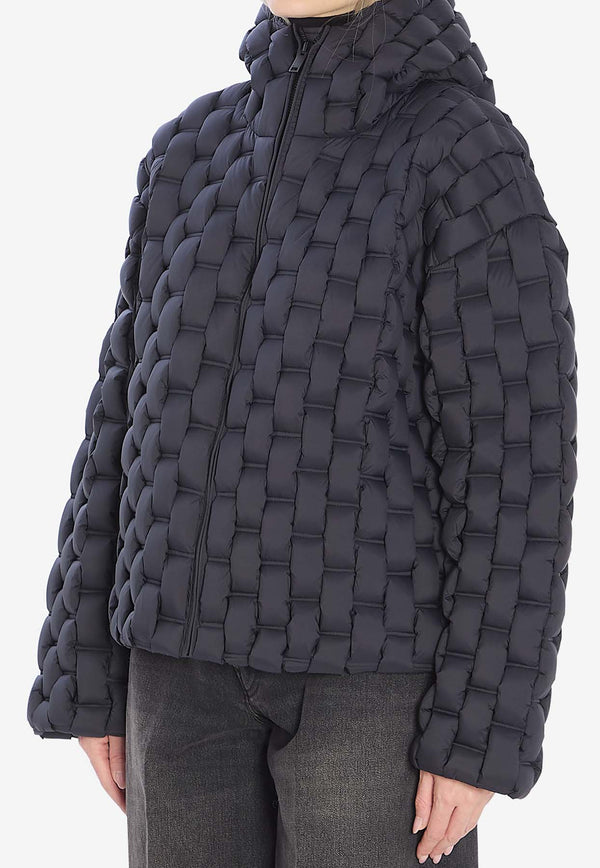RAXXY Woven Puffer Jacket Black CRDJ099--19