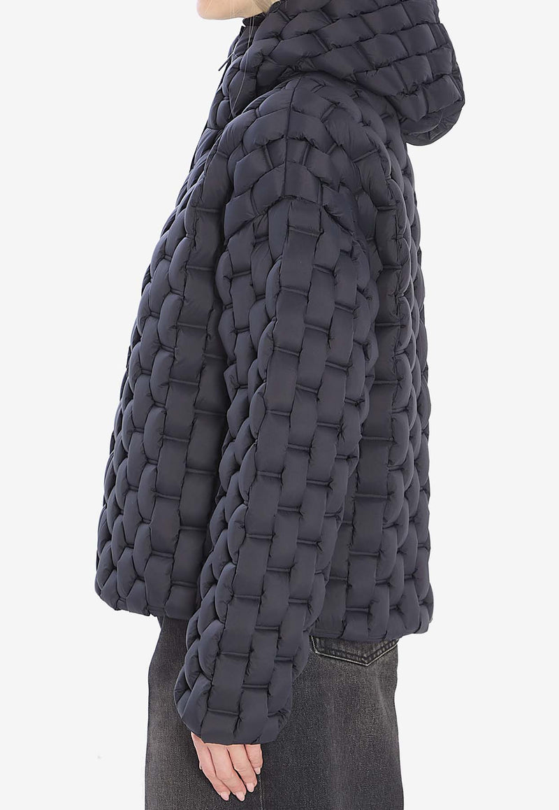 RAXXY Woven Puffer Jacket Black CRDJ099--19