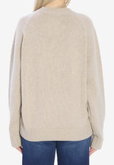 Lisa Yang Anine Crewneck Sweater  Beige 2025321--SA
