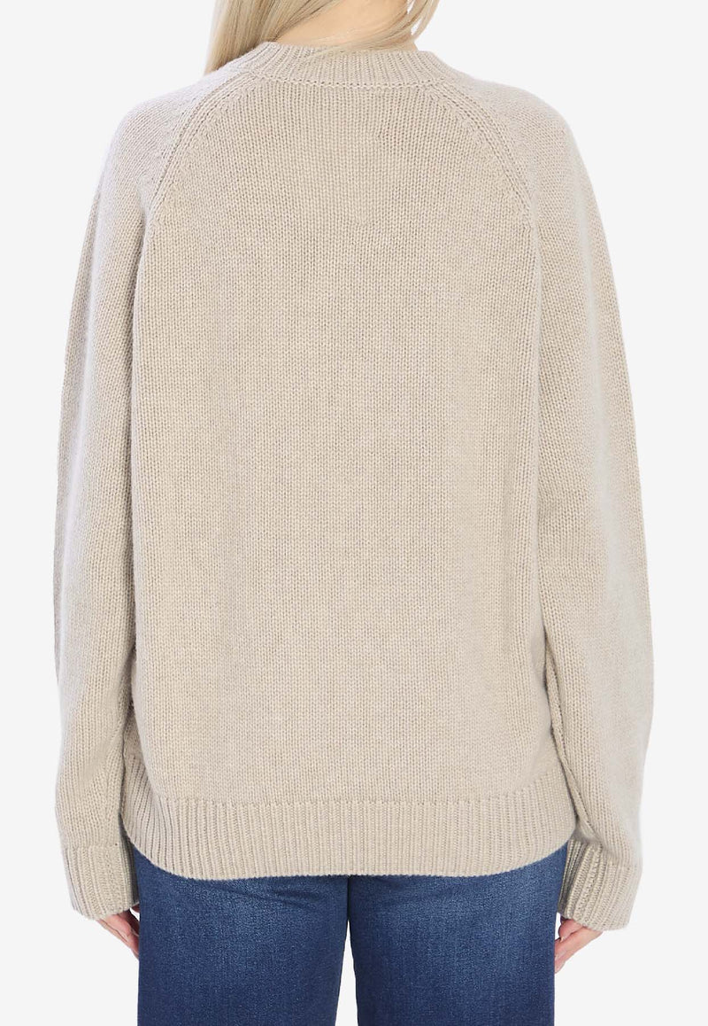 Lisa Yang Anine Crewneck Sweater  Beige 2025321--SA
