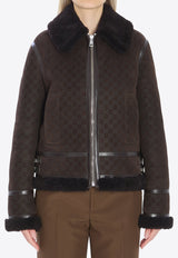 Gucci Monogram Zip-Up Jacket Brown 835526-XSAGB-2037