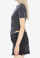 Balenciaga Corseted Slim T-shirt Black 850458-TTVF6-1055