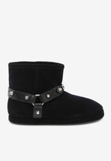 Balenciaga Alaska Soft Suede Boots Black 845895-WBFC3-1081