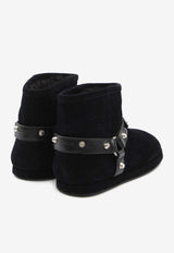 Balenciaga Alaska Soft Suede Boots Black 845895-WBFC3-1081